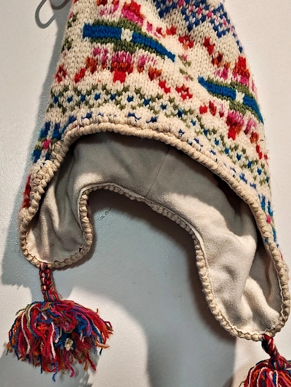 GAPGirls L/XL Multicolor Knit Trapper Hat